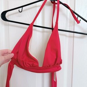 Victoria's Secret Vibrant Red Bikini Top